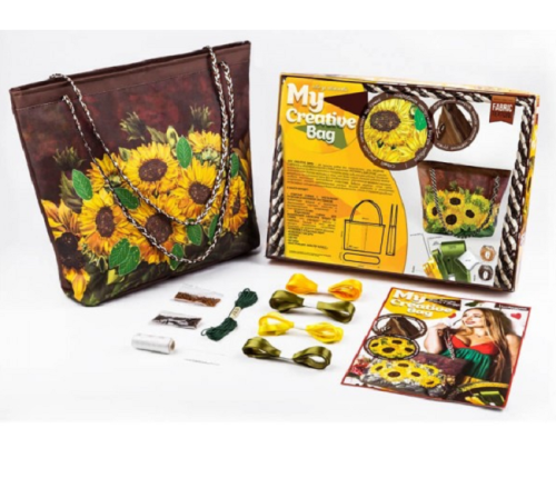 Набор для творчества Вышивка сумки Лентами и бисером My Creative Bag МСВ-01-03 фото 2 Набор для творчества Вышивка сумки Лентами и бисером My Creative Bag МСВ-01-03 фото 2