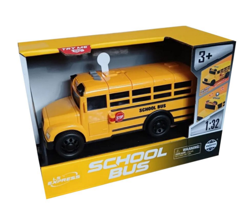 Игрушка Автобус Школьный 15,5см двери свет звук WY1128A Игрушка Автобус Школьный 15,5см двери свет звук WY1128A