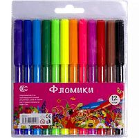 Фломастеры Color-it Фломики 12 цветов  CR550 - 12   