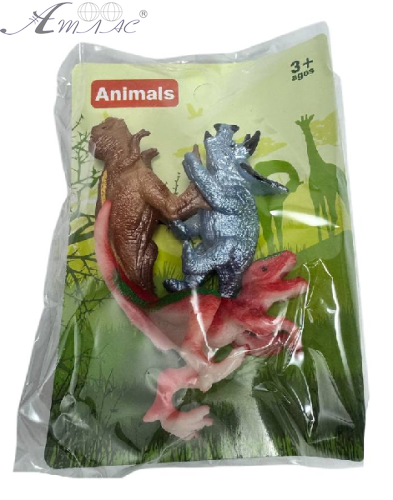 Іграшка Набір Динозаврів 3 штуки 5-6 см 3400 фото 2 Іграшка Набір Динозаврів 3 штуки 5-6 см 3400 фото 2