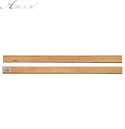 Линейка Деревянная 50 см напечатанная со штрих-кодом AS-0656, К-4054