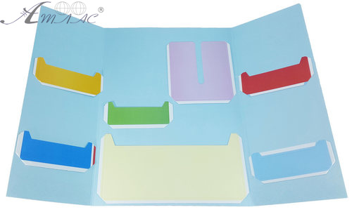 Папка Лепбук Блакитна А 4 з сімома кишенями AS-0503, Р-0222 фото 3 Папка Лепбук Блакитна А 4 з сімома кишенями AS-0503, Р-0222 фото 3