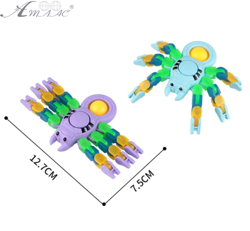 Игрушка Спинер Паук с подвижными деталями 13 см А747 Игрушка Спинер Паук с подвижными деталями 13 см А747