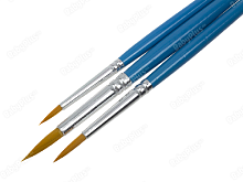 Набор кистей синтетических  3 шт Neo Line круглих  SB-103