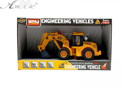 Іграшка Машинка Екскаватор Спецтехніка WDSJ інерційна 28 см у коробці WD103A1 фото 2 Іграшка Машинка Екскаватор Спецтехніка WDSJ інерційна 28 см у коробці WD103A1 фото 2