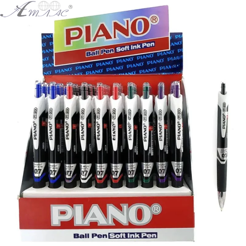 Ручка шариковая Piano автоматическая треугольная 00376 Ручка шариковая Piano автоматическая треугольная 00376