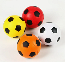 Игрушка Мячик мягкий фомовый 10 см. футбол  9680-10