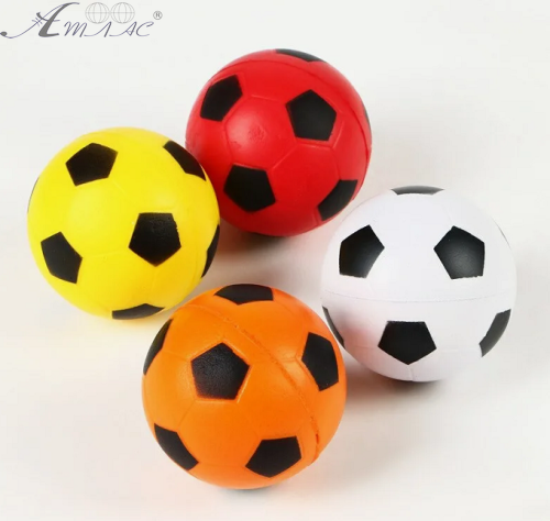 Игрушка Мячик мягкий фомовый 10 см. футбол 9680-10 Игрушка Мячик мягкий фомовый 10 см. футбол 9680-10