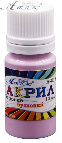 Краска акриловая Атлас 10 мл - Сиреневая AS-1103, А-013 Краска акриловая Атлас 10 мл - Сиреневая AS-1103, А-013