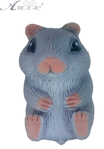 Игрушка Силиконовая тянучка Хомяк 5 см серый 11160 Игрушка Силиконовая тянучка Хомяк 5 см серый 11160