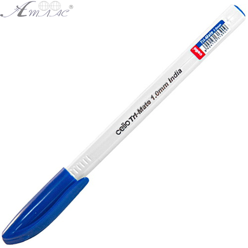 Ручка кулькова Cello Tri-Mate Cиня трикутна ВР-1779 Ручка кулькова Cello Tri-Mate Cиня трикутна ВР-1779