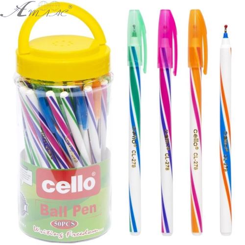 Ручка шариковая Cello маслян яркие Cиняя CL278 Ручка шариковая Cello маслян яркие Cиняя CL278