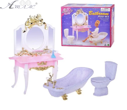 Кукольная Мебель набор Gloria Ванная комната 2316 Кукольная Мебель набор Gloria Ванная комната 2316