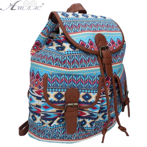 Рюкзак Saf 1 відділення, з кольоровими візерунками 34 х 28 х 14 см 9798