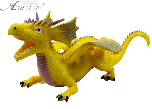 Игрушка Силиконовая тянучка Дракон большой Желтый 22см 12435 Игрушка Силиконовая тянучка Дракон большой Желтый 22см 12435