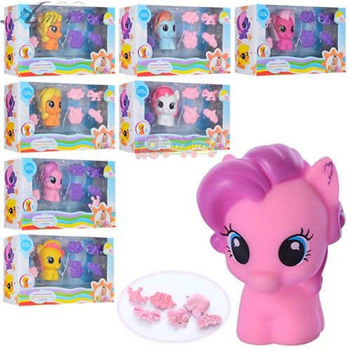 Игрушка для ванной Пони брызгалка с аксессуарами в коробке SM2003А1 Игрушка для ванной Пони брызгалка с аксессуарами в коробке SM2003А1