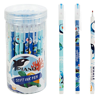 Ручка шариковая Piano 0,7 мм синяя PТ-1133