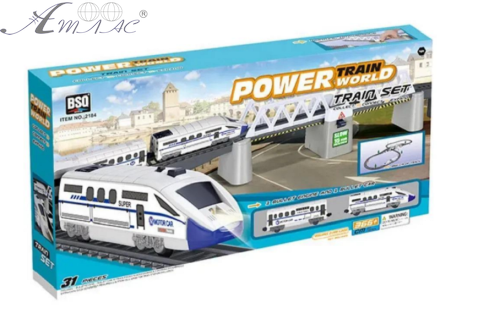Іграшка Залізниця Power TRAIN World світло, звук 2184 Іграшка Залізниця Power TRAIN World світло, звук 2184