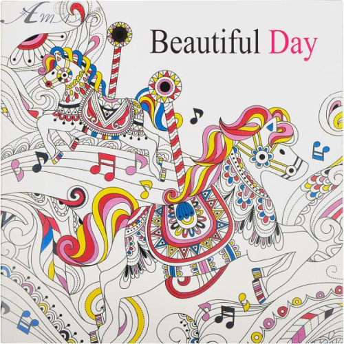Розмальовки Антистрес Beautiful Day 12л 25х25см 10292 Розмальовки Антистрес Beautiful Day 12л 25х25см 10292