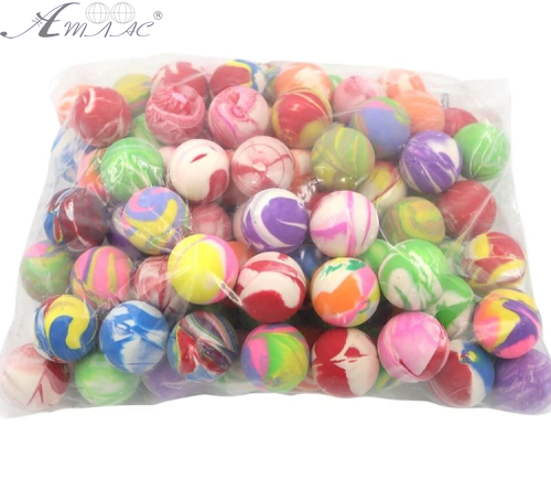 Игрушка Мяч попрыгунчик 3,2 см цветной  9027-3,2