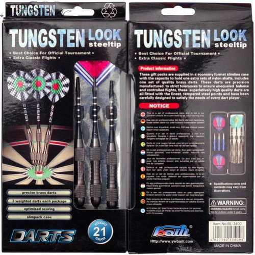 Игрушка Дротики для дартса 3 шт металл в коробке BL-3500 фото 2 Игрушка Дротики для дартса 3 шт металл в коробке BL-3500 фото 2