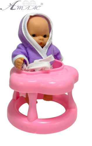 Игрушка Пупс резиновый 10см на ходунках 04786 Игрушка Пупс резиновый 10см на ходунках 04786