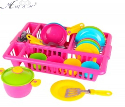 Игрушка Пластиковый Кухонный набор 32 предмета ТехноК 3282 Игрушка Пластиковый Кухонный набор 32 предмета ТехноК 3282