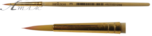 Пензлик нейлон Круглий № 3 JO *2349 Пензлик нейлон Круглий № 3 JO *2349