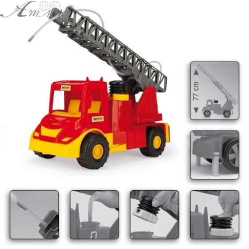 Машинка Wader Пожарная Большая с помпой 44 см 39218 Машинка Wader Пожарная Большая с помпой 44 см 39218