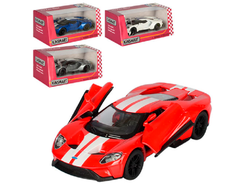 Машинка Kinsmart Ford GT 2017 с полосками KT5391FW Машинка Kinsmart Ford GT 2017 с полосками KT5391FW