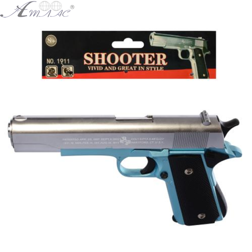 Іграшка Пістолет метал стріляє кульками 21см 1911А фото 2 Іграшка Пістолет метал стріляє кульками 21см 1911А фото 2