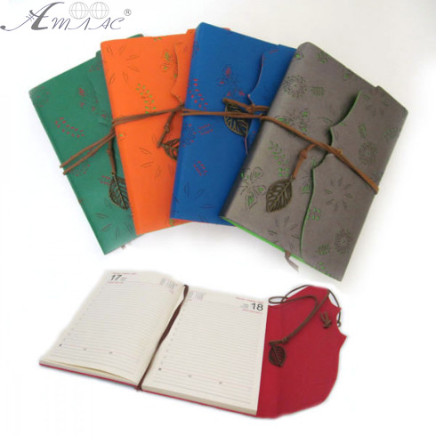 Щоденник А5 JO шкірзамінник, Метелики, на шкіряному шнурці 162322