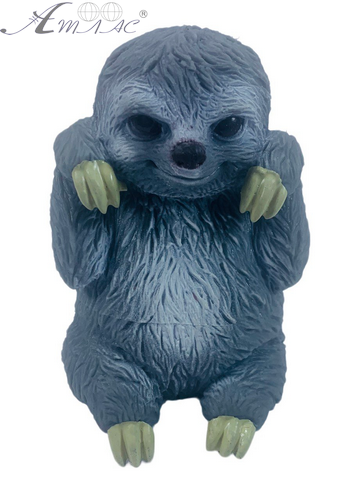 Іграшка Силіконова тягнучка Лінивець 8 см сірий 08796 фото 2 Іграшка Силіконова тягнучка Лінивець 8 см сірий 08796 фото 2