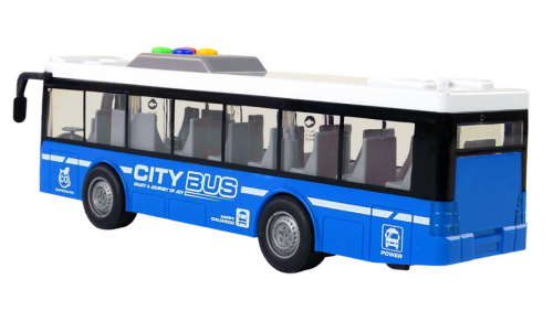 Игрушка Автобус CITY SERIES Синий двери открываются свет звук 28 см RJ5503 фото 3 Игрушка Автобус CITY SERIES Синий двери открываются свет звук 28 см RJ5503 фото 3