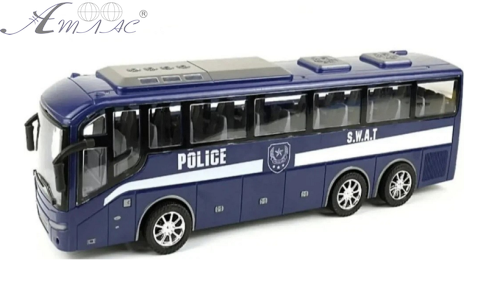 Іграшка Автобус Police пластик 32 см 0775 Іграшка Автобус Police пластик 32 см 0775