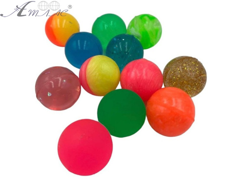 Іграшка М'яч стрибунець 3 см Неон мікс 1336, 04382 Іграшка М'яч стрибунець 3 см Неон мікс 1336, 04382