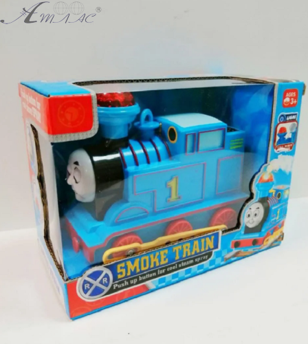 Игрушка Паровозик Томас свет, звук, пар из трубы 15 см 89027 Игрушка Паровозик Томас свет, звук, пар из трубы 15 см 89027