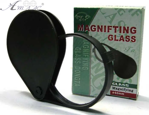 Лупа 60мм складная 3-х кратная Glass 1094/8403 Лупа 60мм складная 3-х кратная Glass 1094/8403