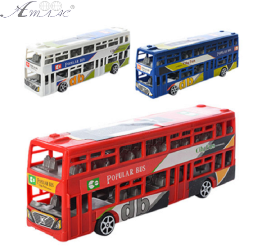 Игрушка Автобус двухэтажный пластиковый 17 см в кульке 899-70 Игрушка Автобус двухэтажный пластиковый 17 см в кульке 899-70