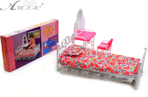 Лялькова Меблі набір Gloria Спальня 9314 фото 2 Лялькова Меблі набір Gloria Спальня 9314 фото 2