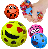 Іграшка силіконова антистрес Смайл з орбизами  9497-6