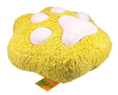 Игрушка мягкая подушка оттиск лапки Желтая 30 х 25 х 15 см 17539 фото 2 Игрушка мягкая подушка оттиск лапки Желтая 30 х 25 х 15 см 17539 фото 2