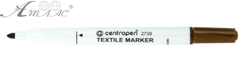 Маркер для Тканини Centropen Коричневий 3.9 мм 2739