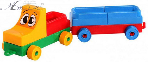 Игрушка Машинка с прицепом Конструктор Тигрис 14 деталей 39097 Игрушка Машинка с прицепом Конструктор Тигрис 14 деталей 39097