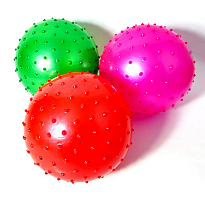 Игрушка Мяч надувной детский массажный примерно 25 см  6700023