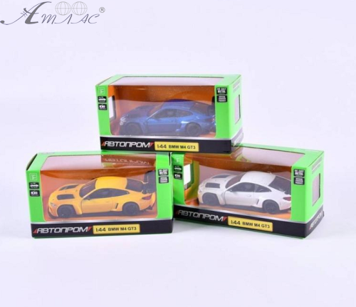 Машинка Автопром BMW M4 GT3 метал інерційна 11см 4377 Машинка Автопром BMW M4 GT3 метал інерційна 11см 4377