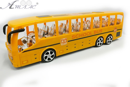 Игрушка Автобус Школьный 22 см в кульке  123-40-42А