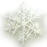 Декор Снежинка набор из 2 штук 25 см  0645-25