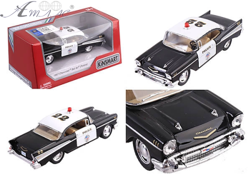 Машинка Kinsmart Chevrolet Bel Air Police 1957г. KT5323W фото 2 Машинка Kinsmart Chevrolet Bel Air Police 1957г. KT5323W фото 2