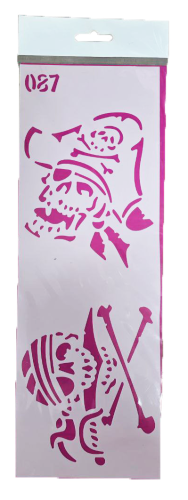 Трафарет для декора мягкий, самоклеящийся №  087  ТМ-087